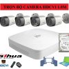Lắp đặt trọn gói bộ 4 camera DAHUA HD CVI 1.0M