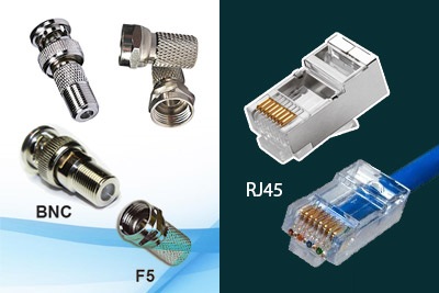 Cách lắp jack BNC và Jack RJ45 cho camera