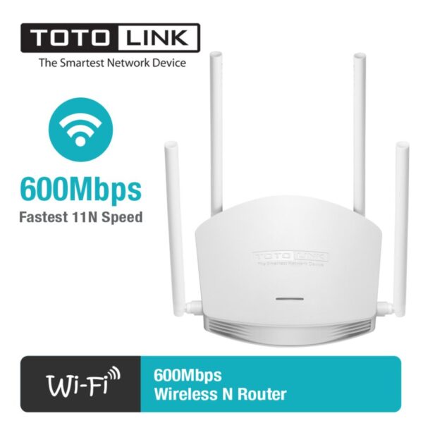 Thiết bị mạng Totolink N600R - Router Wi-Fi chuẩn N600Mbps